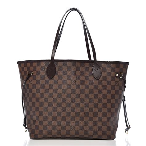 louis vuitton neverfull mm damier ebene Rose Ballerine .